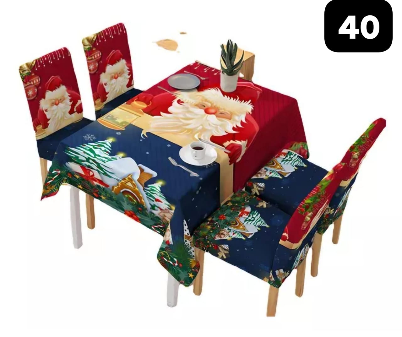 Renueva tu Comedor: Set Mantel + Fundas para comedor de 4 o 6 puestos
