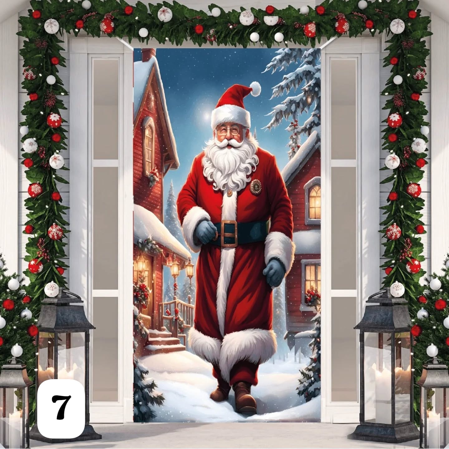 🎄✨ Funda Navideña para Puerta – LLEVA 2 X $119.999 ✨🎄