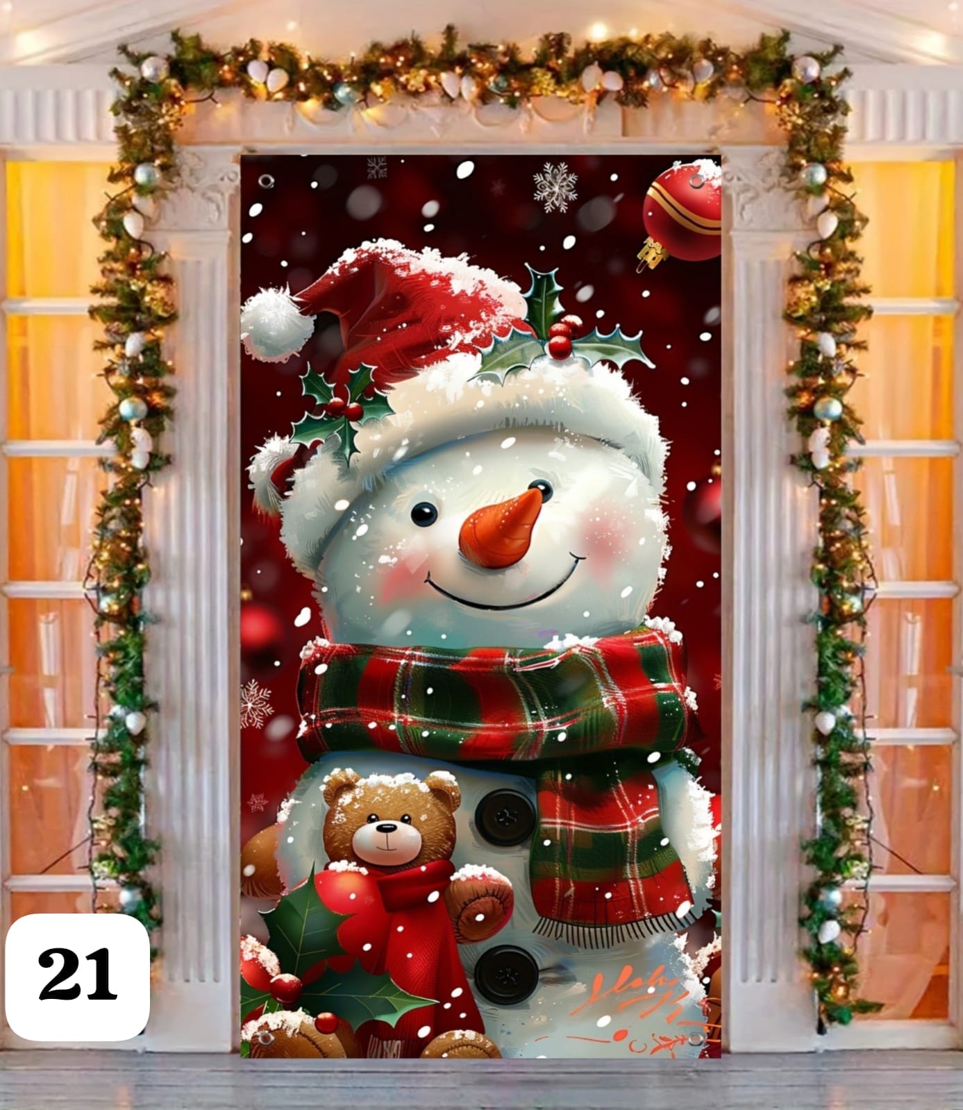 🎄✨ Funda Navideña para Puerta – LLEVA 2 X $119.999 ✨🎄