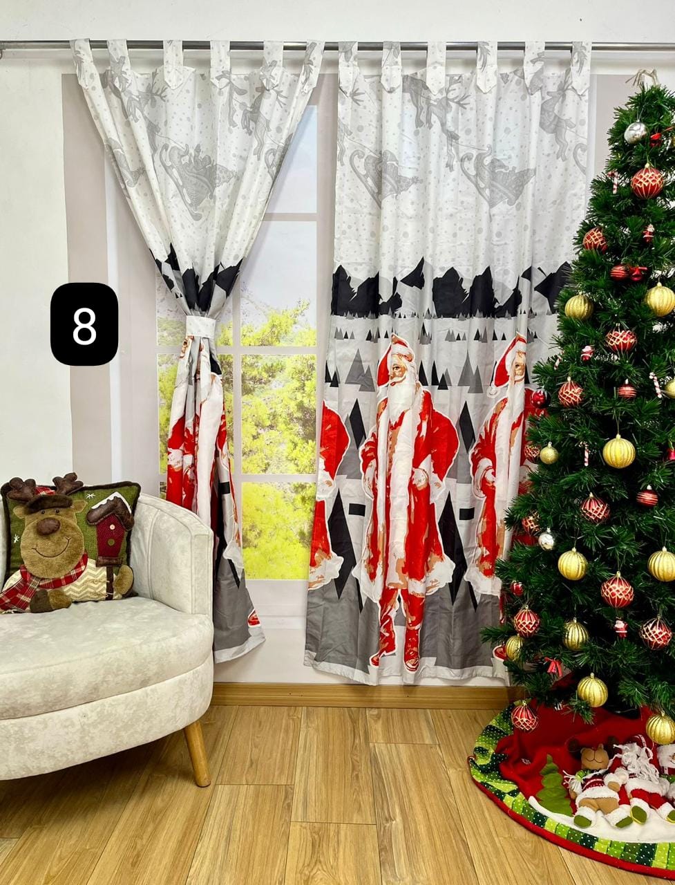 🎄✨ Decora tu hogar esta Navidad y llévate tus cortinas a precio especial – ¡Aprovecha YA! LLEVA 2 JUEGOS X $175000✨🎅