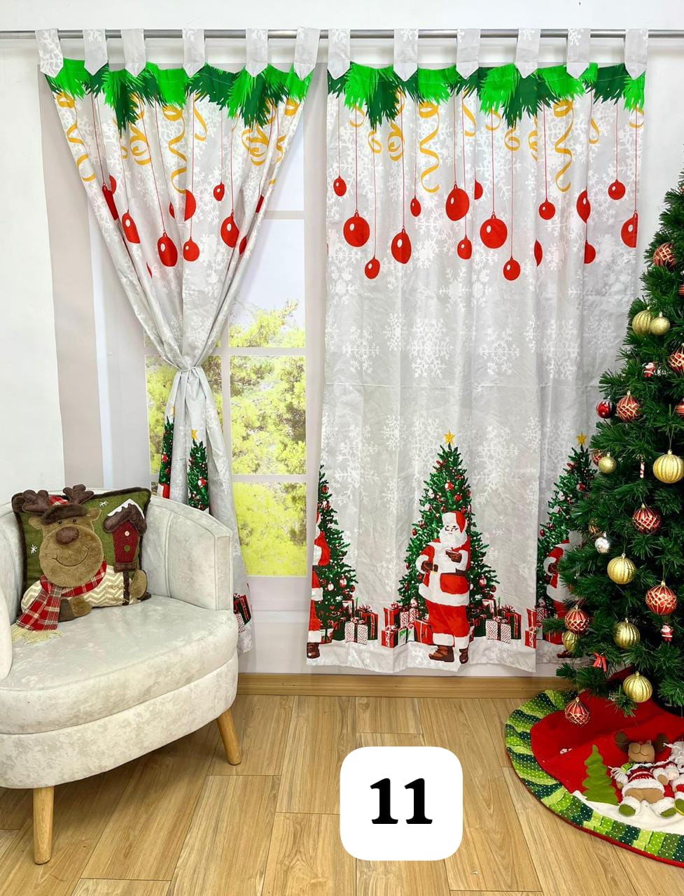 🎄✨ Decora tu hogar esta Navidad y llévate tus cortinas a precio especial – ¡Aprovecha YA! LLEVA 2 JUEGOS X $175000✨🎅