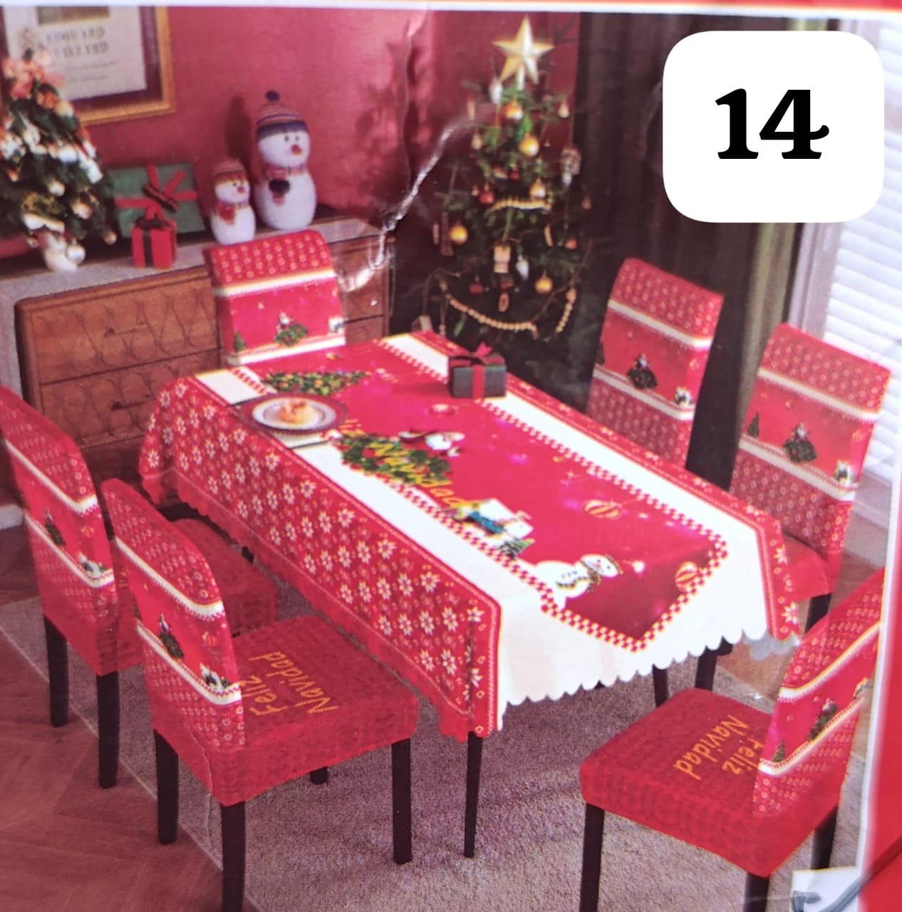 Renueva tu Comedor: Set Mantel + Fundas para comedor de 4 o 6 puestos