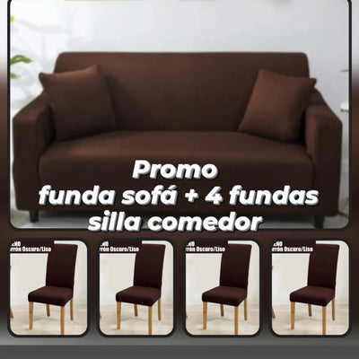 COMBO FUNDA SOFA + SILLA COMEDOR