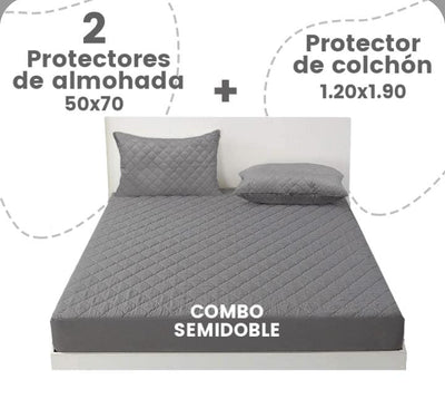 Combo: Cama Semi doble 1.20 X 1.90