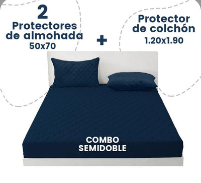 Combo: Cama Semi doble 1.20 X 1.90